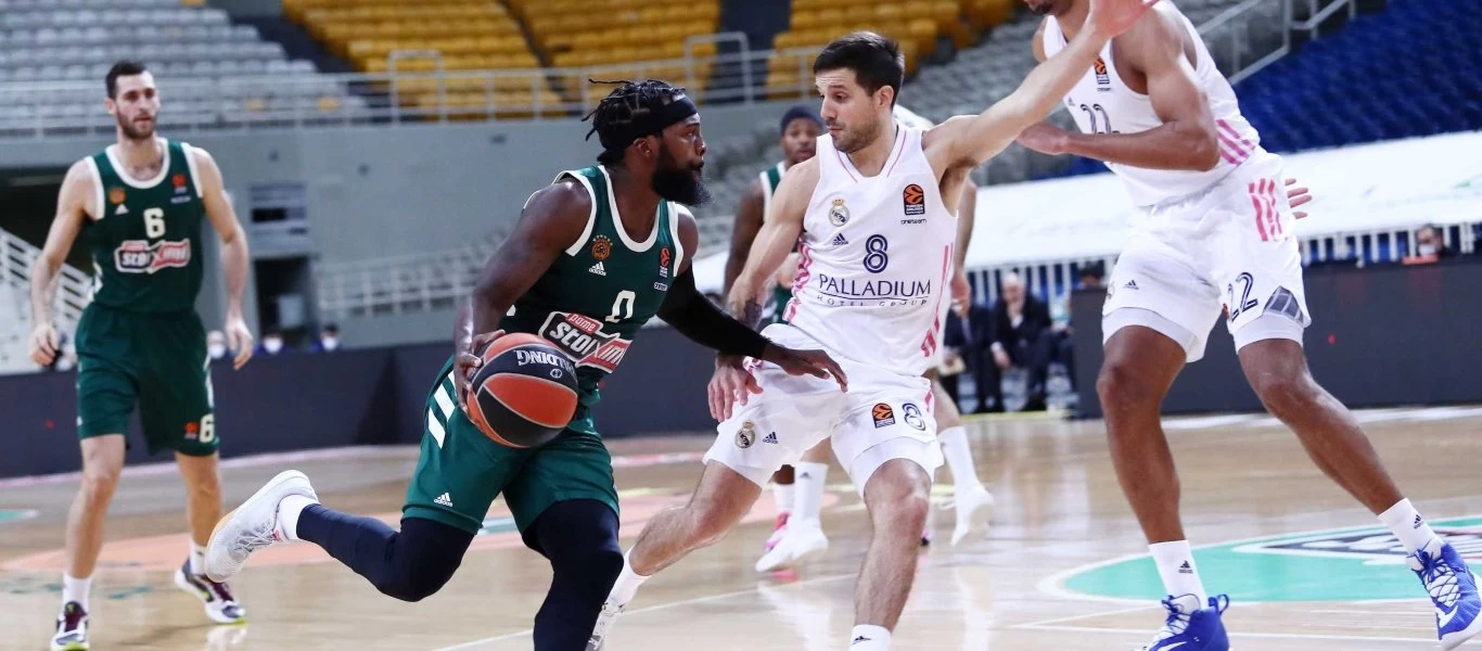 Παναθηναϊκός - Ρεάλ Μαδρίτης 93-97 - Πάλεψε όμως τον... «λύγισε» η διαφορά ποιότητας